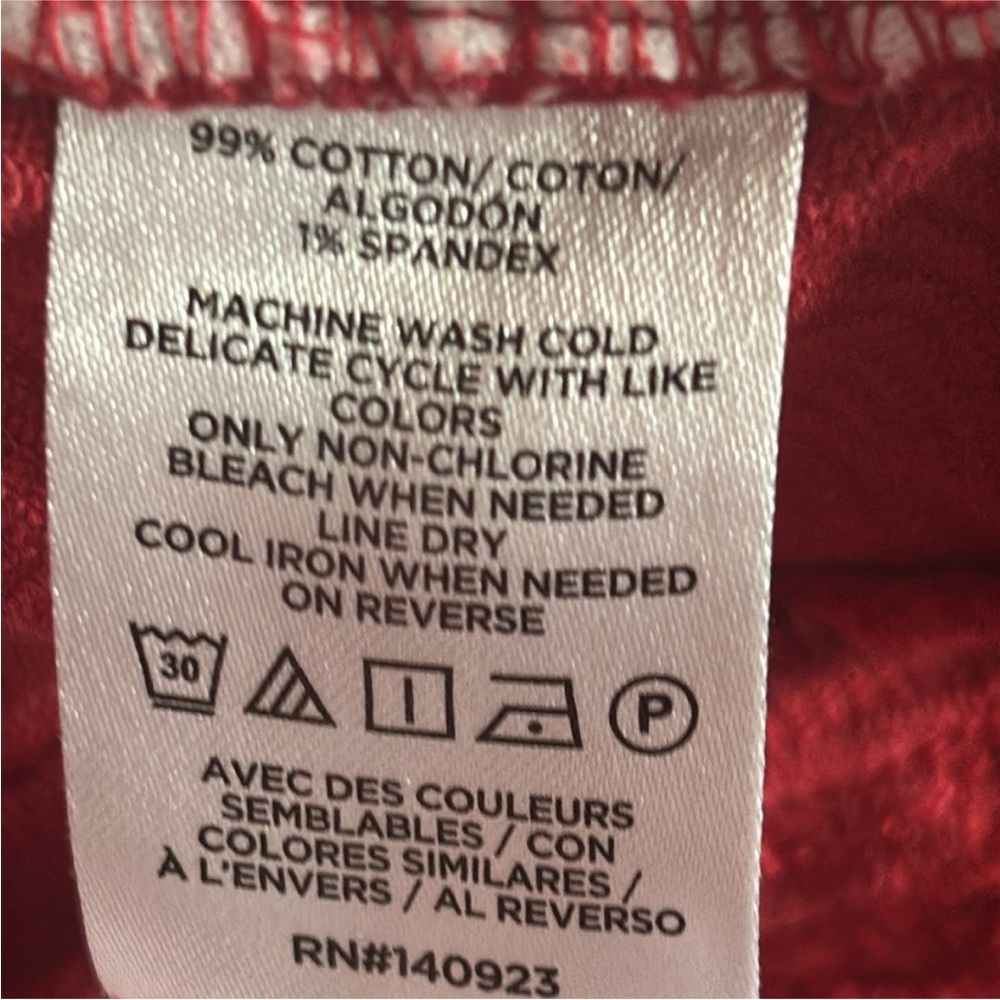 LOFT Vibrant Red Corduroy Pants
High Rise Straight Leg - Picture 9 of 10